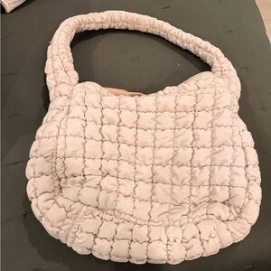 Wild fable Cream Quilted Women's Bag